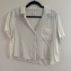 Abound White Button-Down Shirt - Barely Worn!